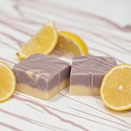 Valley Fudge, Lemon Lavender, Fresh Artisan Fudge, Real Butter, Gourmet Candy, Half Pound Package