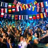 AhfuLife Eurovision Flag Bunting Party Decorations, 37 National Double Sides