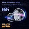 ROSESELSA Ceramics Budget Wireless Earbuds, High-Fidelity Sound, 60ms Gaming Earphones,
