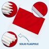 Anley Red Mini Flag 12 Pack - Hand Held Small