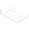iDesign Clear Drawer Organizer, Plastic Tray for Makeup Storage on