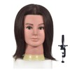 BLTYXT Male Mannequin Head with 100% Human Hair Training Head