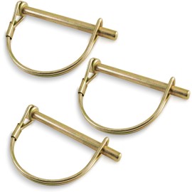 Ohio Diesel Parts Round Shaft Locking Pin for PTO Trailer Hitch Safety Retainer Coupling 1/4" Diameter x 3" Length (Pack of 3)