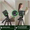 Funguard Green Laser Level with Adjustable Tripod Self-leveling& Manual Mode
