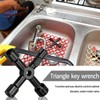 4-Way Key, Triangle Key Water Key, Multifunctional Utilities Key, Control