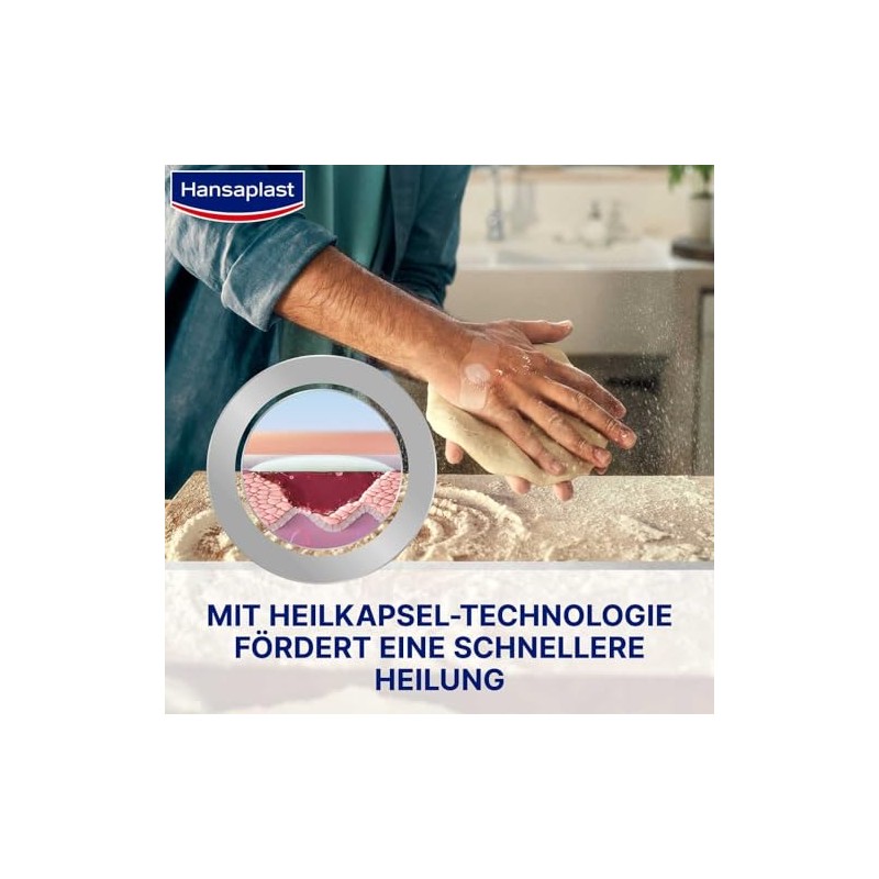 Hansaplast Second Skin Protection Large for Larger Everyday Wounds Ultra