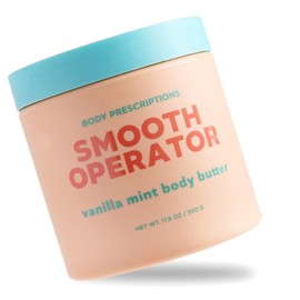 Body Prescriptions Body Butter, Ultra Rich Moisturizing Lotion for Healthy Skin, Vanilla Mint