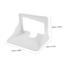 Operitacx 3PCS Charging Outlet Shelf Wall Power Socket Organizer for Electronics for Cellphones Toothbrushes Durable White Design for Bathroom Kitchen Dorm Room Bedroom Garage