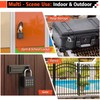 Eseesmart Fingerprint Locker Lock with Code, Combination Padlock Smart Fingerprint