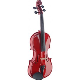 Stagg VN4/4-Size-TR 4/4-Size Spruce Top Violin with Soft case and Bow - Red