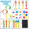 Spetsbst Pack of 28 Diving Toys for Children, Diving Animals