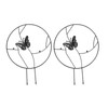 2PCS Flower Plant Support Stand Iron Climbing Frame for Home