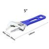 Vogueing Tool Adjustable Wrench 140mm Lightweight Compact Soft Grip Wide