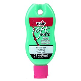 Tulip Soft Fabric Paint 2oz, Matte Neon Green, One Size