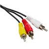 Valueline 3.0 m 3x Male to Male RCA AV Cable