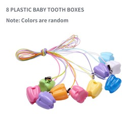 8 Tooth Boxes Milk Teeth Box for Milk Teeth Milk Tooth Fairy Milk Tooth Box for Girls and Boys Mimi Tooth Box Children for Milk Teeth for Storage Gifts for Christening and Birthday