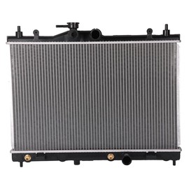 WHEELTECH Engine Coolant Radiator Compatible with 2007-2012 for Ni-ssan Versa Hatchback,1.8L, Replace 2981, CU2981, 8012981, 21460EL000, RAD2981 Aluminum Automotive Replacement Engine Radiators