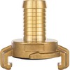 Poppstar Brass Hose Connector 3/4 Inch Nozzle (System Geka Quick
