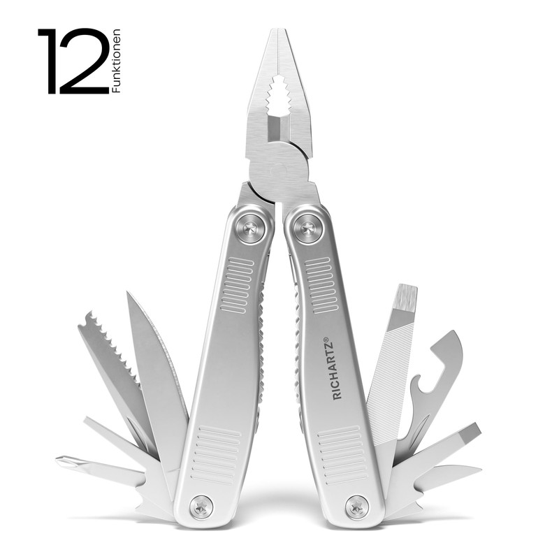 RICHARTZ Terra Tool | 12 Functions | Multitool with Safety