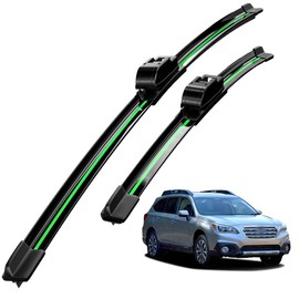 DIOCNAD Compatible With Subaru Outback 2015-2019 Wiper Blades Front Windshield Wipers Water Repellent Available in All-Seasons OEM Quality 2PCS 26"+17" J/U Hook