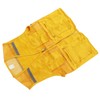 Volunteer Vest for Event Work Clothes with Multi Pockets Yellow