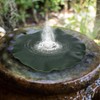 , Lotus Leaf Floating Tray for Watering Solar Fountain Garden