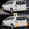 BINQIGOO 2Pc Full LED Rear Bumper Reflector Lights Kit for