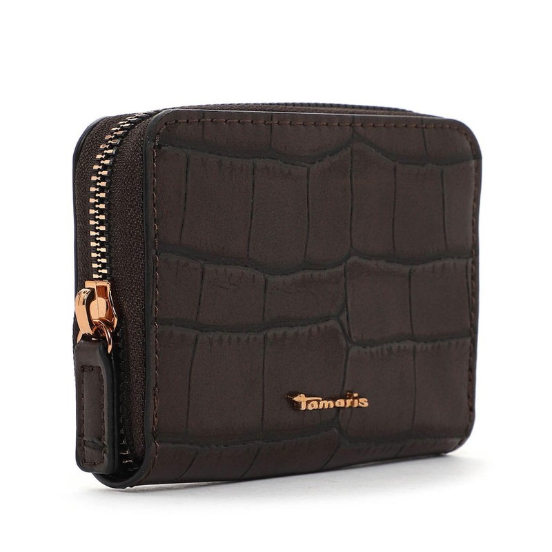 Tamaris Beate Small Zip Around Wallet Brown, brown, Fashionable