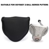Big Teeth Golf Mallet Putter Headcover Magnetic Fits Odyssey 2-Ball