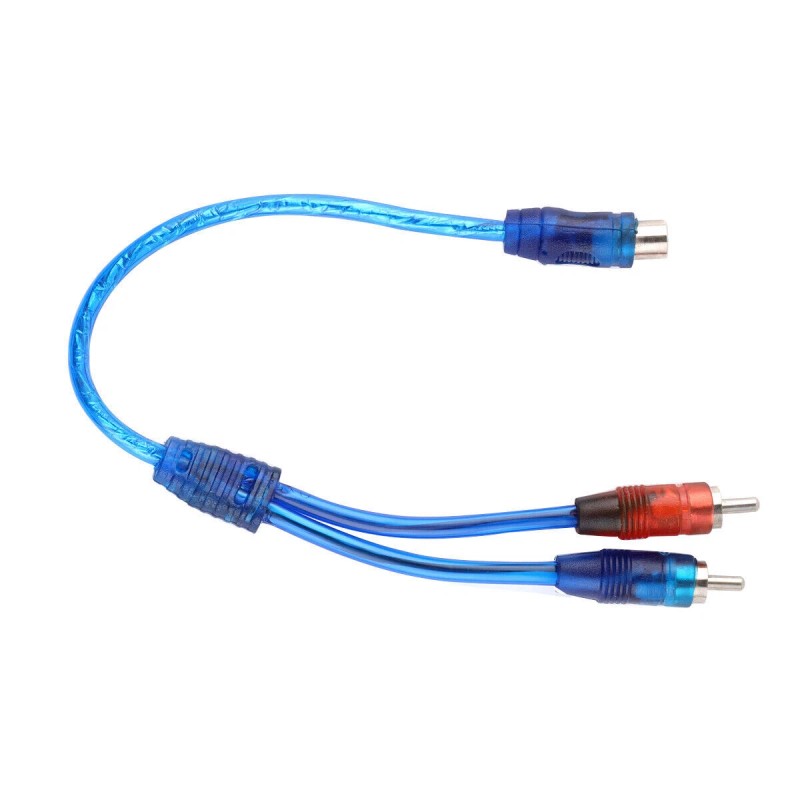 Unbranded 4Pcs RCA Y Splitter Audio Jack Cable Adapter 1