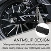 Windance 8mm M8 Passenger Foot Supports Pedals, 90 Degree Foldable