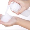 2 Pack 120ml White Plastic Foam Pump Bottles Empty Refillable