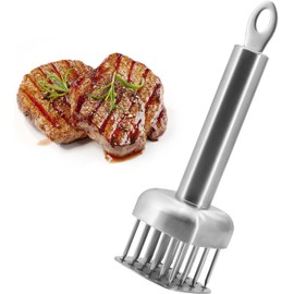 Stainless Steel Meat Tenderiser, 304 Needle Hammer Tool for Chicken, Beef, Steak (SRZ-11489-S)