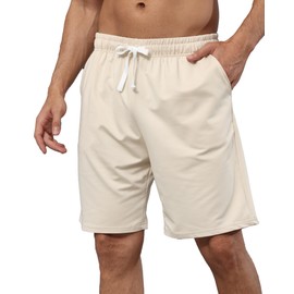 LUYIJIESHENG - Pantalones cortos de gimnasio para hombre de 8 pulgadas, pantalones cortos deportivos para correr, pantalones cortos de entrenamiento para hombres, baloncesto, entrenamiento casual,