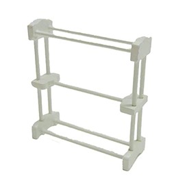 Melody Jane Dolls House White Towel Rail Quilt Rack Miniature Bathroom Furniture
