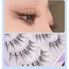 False Eyelashes, Natural, 5 Pairs Popular, Transparent Axis, Soft Core,