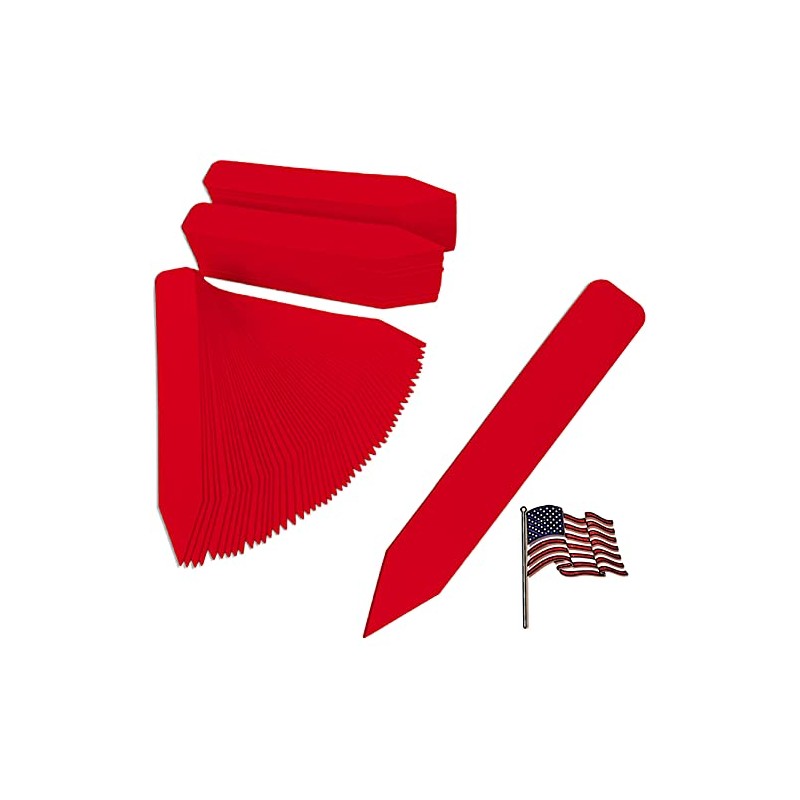TAGKRAFTERS 4" x 5/8" RED Premium Pot Stakes - 300