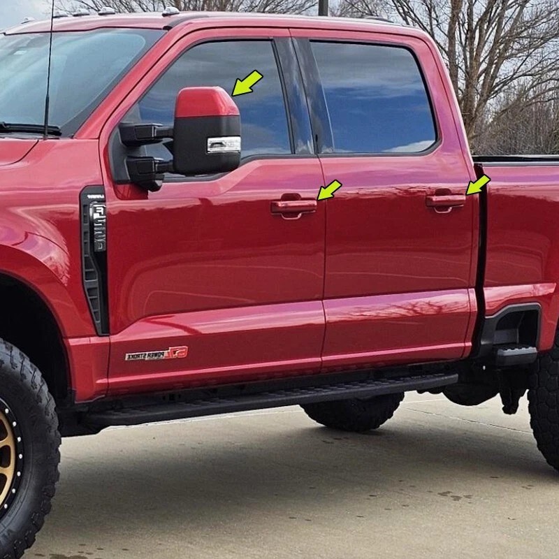 Torox 2021-2024 2025 Ford F150 4dr Door Handle COVERS W/2