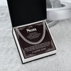 GLAVICY To My Son Cuban Link Chain Necklace, Son Necklace