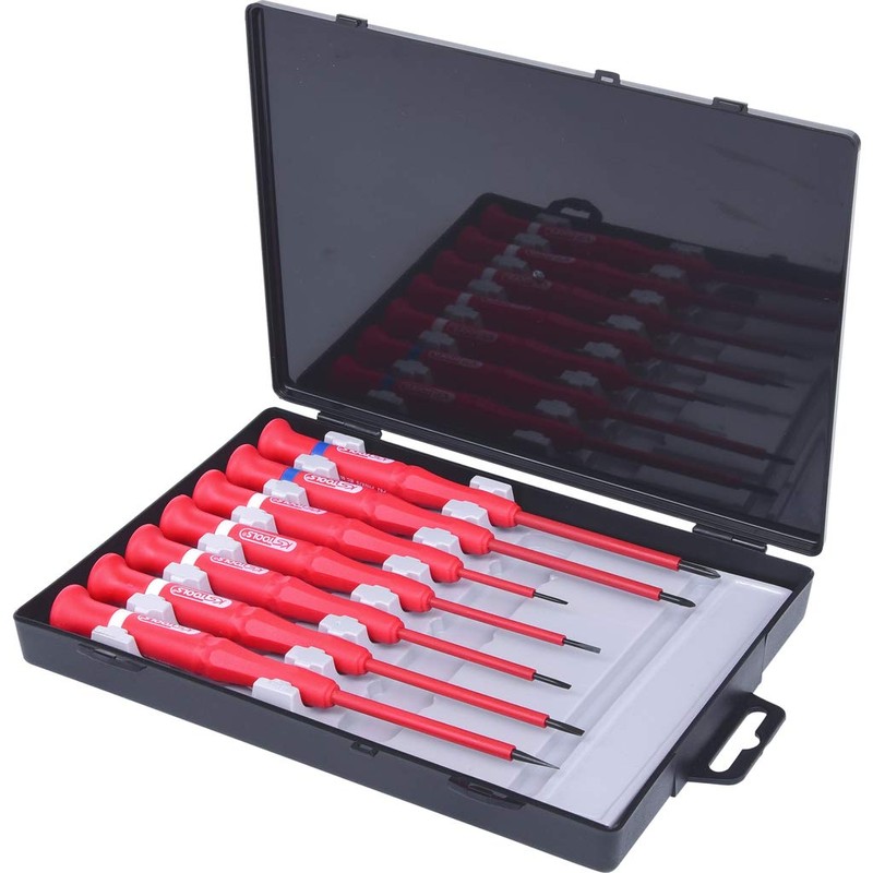 KS Tools 500.6165 Insulated precision screwdriver set, 7 pcs