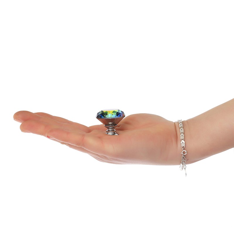 DEELF OUTLET 25 Packs Crystal Cabinet Knobs Drawer Pulls and