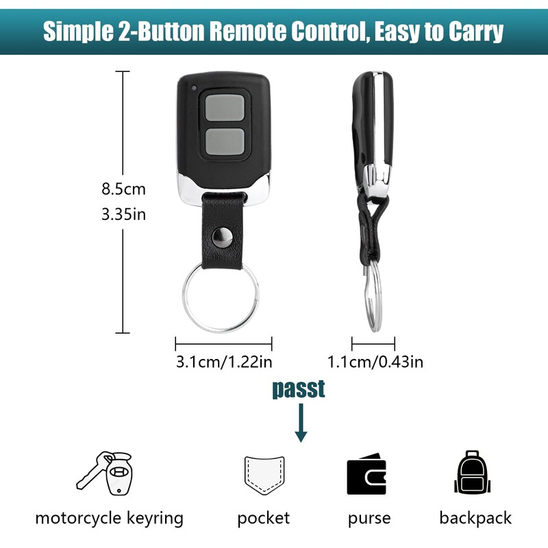890Max Garage Door Remote for LiftMaster Sears Craftsman Chamberlain 371LM
