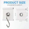 10pcs RV Awning Hooks, RV Awning Light Hooks for Pipe