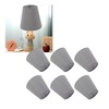 6 Pcs Cloth Lamp Shade Good Light Transmission E14 Candle