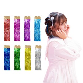 DECOME Glitter Seal Extension, Decomy Tinsel Seal Extension, Pushing Activity, Ota-Katsukatsu Katsukata, Mass Production Type Hair (Light Blue)