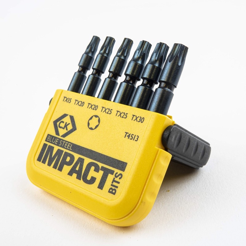 C.K T4513 "Blue Steel" TX Impact Screwdriver Bit, 0 V,