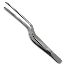 Superior Adson Bayonet Forceps 5.5" Kocher Tweezers 1x2 Medical Dressing ENT Instruments