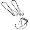 ALLVD Glasses Straps Fashionable Misplaced Adjustable Glasses with Chain for