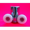 2 x L067 Bottom Shower Door Rollers/Wheels/Runners, 23mm Diameter, 5.8mm
