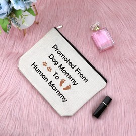 Mom to Be Gift Makeup Bag Pregnancy Announcement Gift Baby Reveal Gift for New Mom First Time Mom Gift Future Mom Gift Mothers Day Gift for New Mom Birthday Christmas Cosmetic Travel Pouch